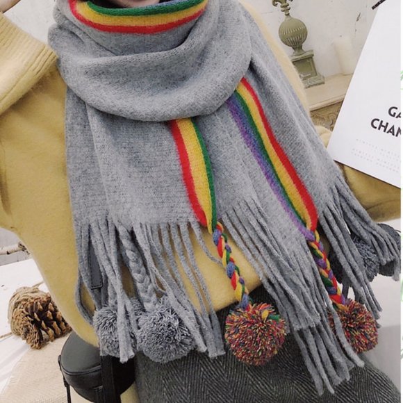 Rainbow Scarf - Picture 4 of 9